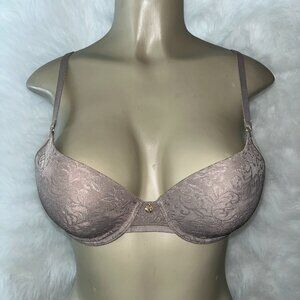 NATORI JACQUARD FULL COVERAGE BRA SZ 34B